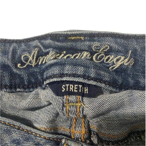 American Eagle Stretch Denim Jeans Sz 4 - Picture 8 of 11